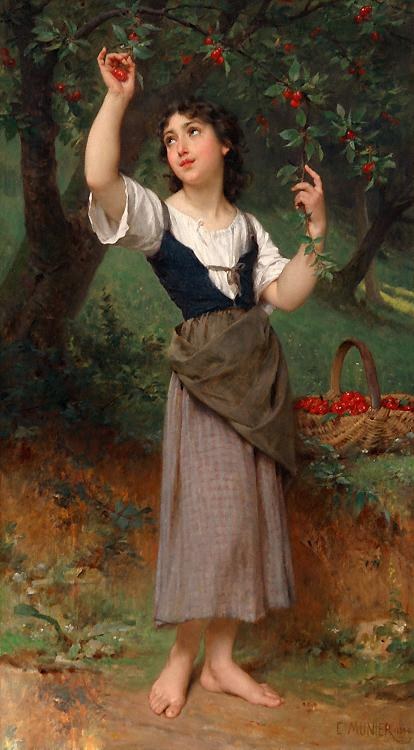 Emile Munier The Cherry Tree